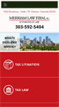 Mobile Screenshot of merriamlaw.com