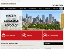 Tablet Screenshot of merriamlaw.com